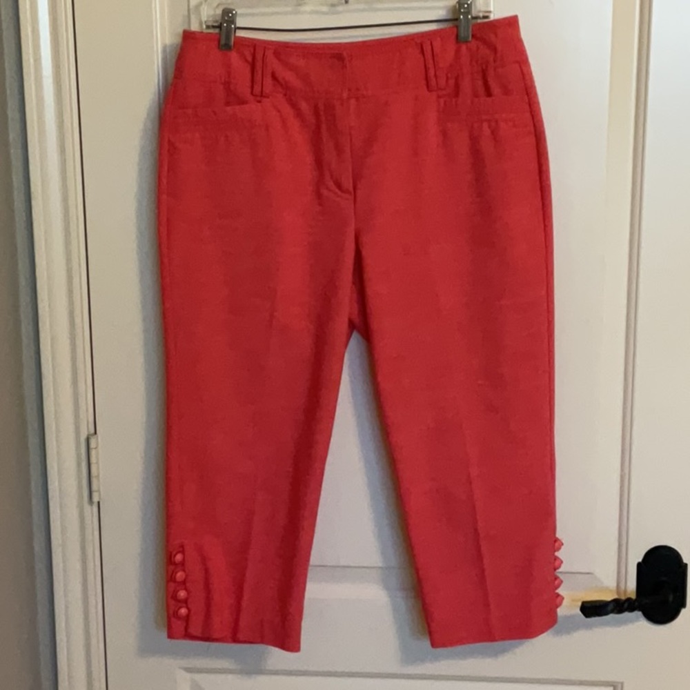 Larry Levine Cropped Capri Pants- Size 12